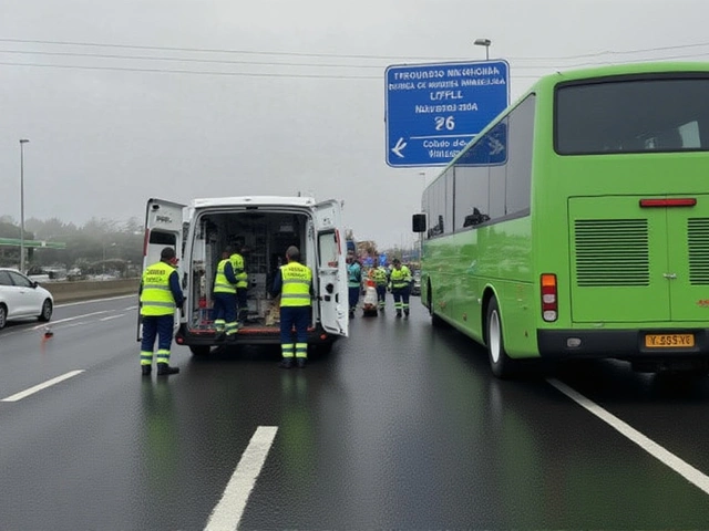 Colisión múltiple en la A-6 cerca de Collado Villalba deja 24 heridos, dos en estado crítico